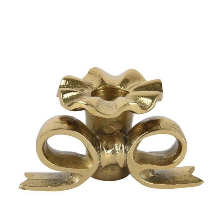 PORTACANDELA ALLUMINIO ORO FIOCCO H.5 D.6